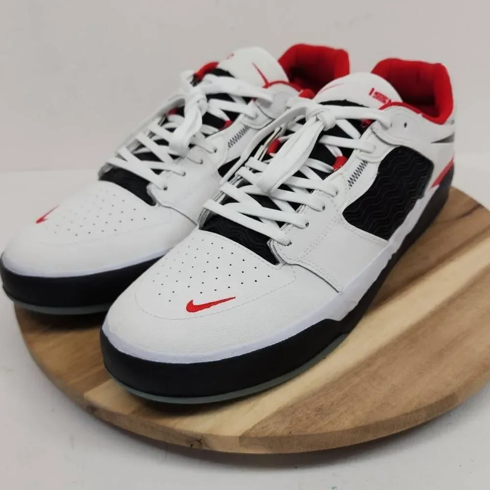 Nike Ishod Wair Premium SB Mens White Black Red Size 13